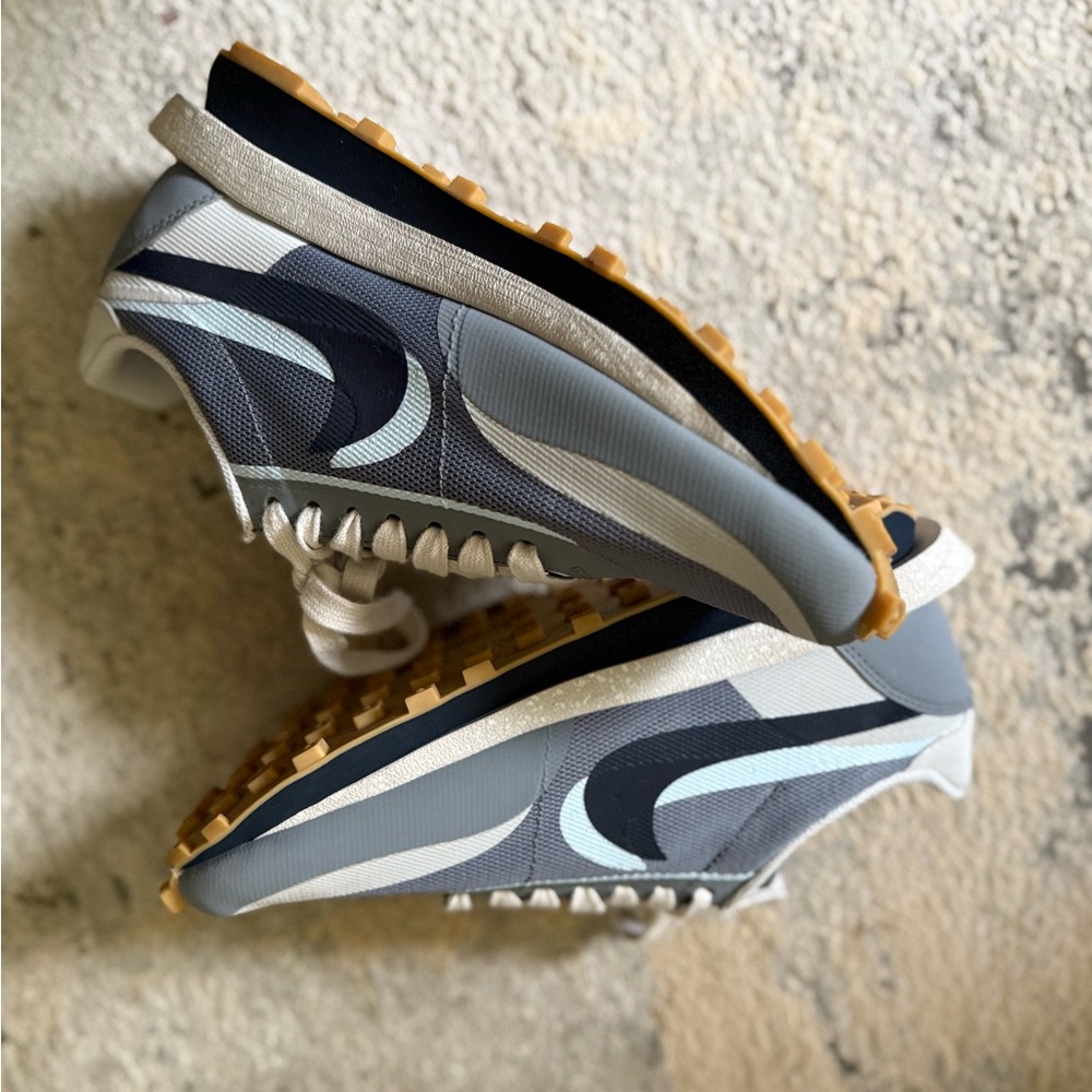 Nike x Sacai x Clot LD Waffle Kiss of Death 2 Cool Grey Sz 8 - Picture 5 of 6